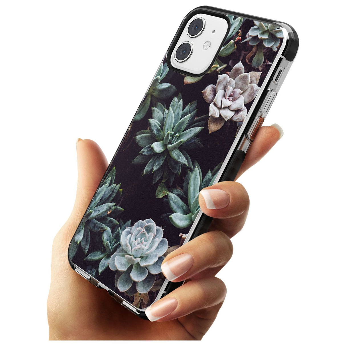 Mixed Succulents - Real Botanical Photographs Black Impact Phone Case for iPhone 11