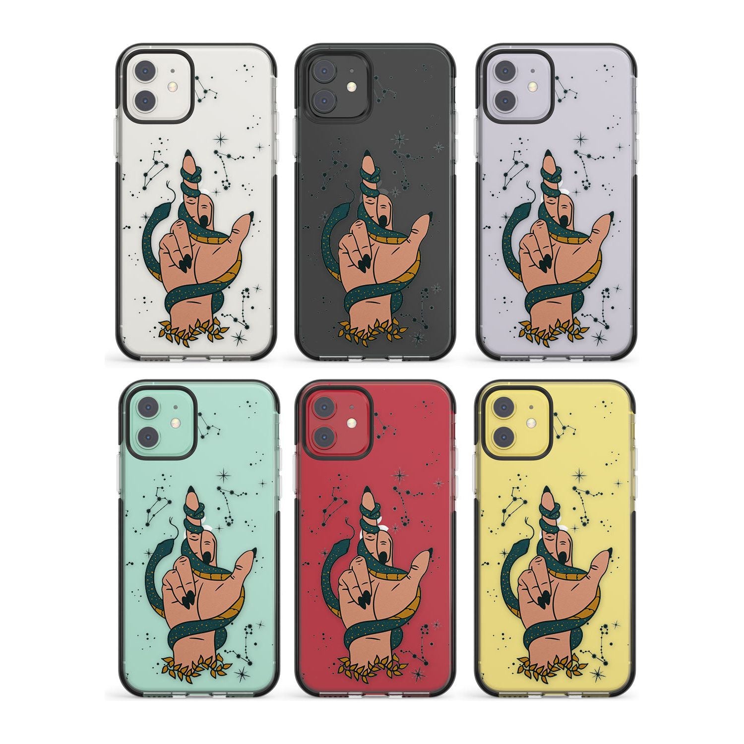 Snakes, Stars and Cynicism Impact Phone Case for iPhone 11, iphone 12