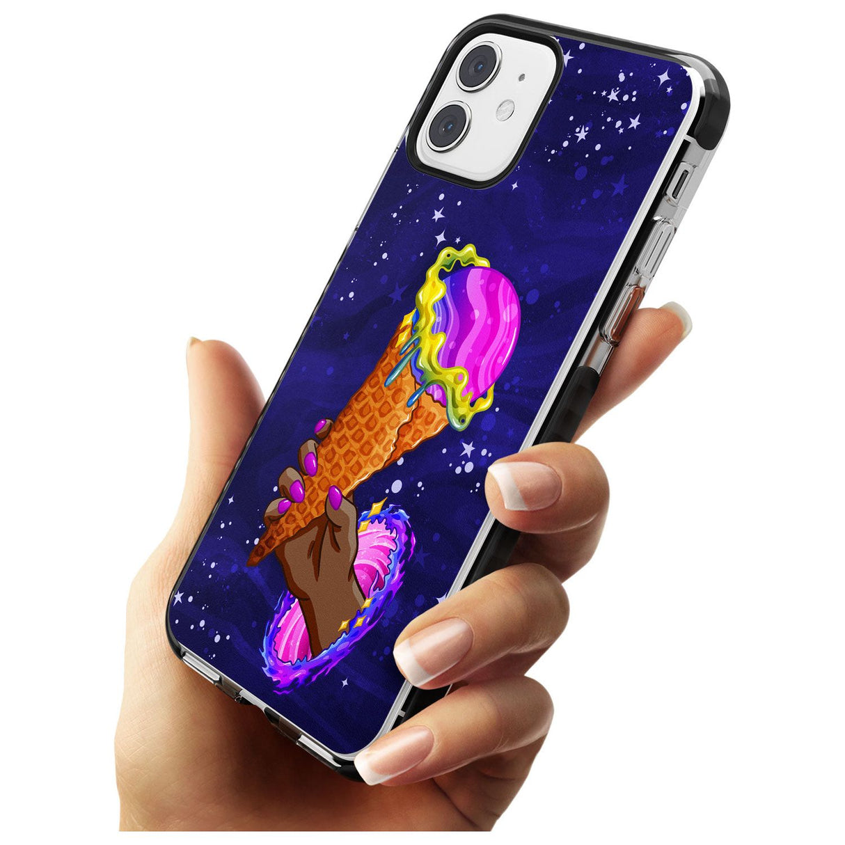 Interdimensional Ice Cream Black Impact Phone Case for iPhone 11 Pro Max