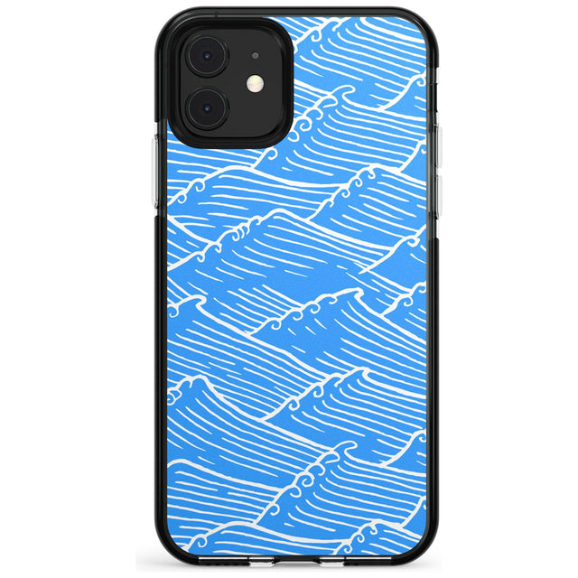 Waves Pattern Black Impact Phone Case for iPhone 11 Pro Max