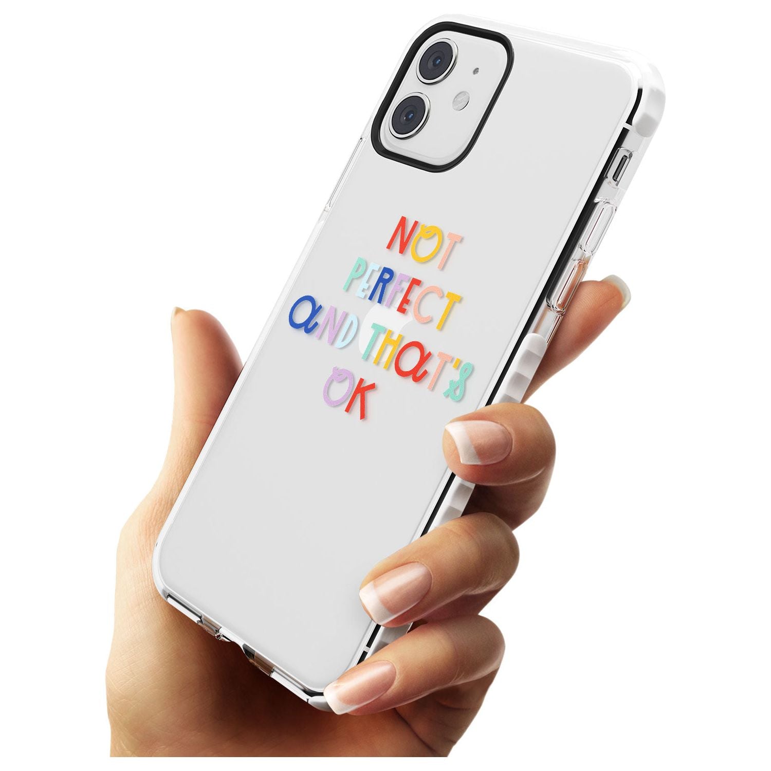 Not Perfect - Clear Impact Phone Case for iPhone 11