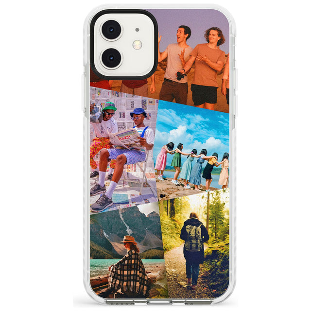 Abstract Photo Grid Impact Phone Case for iPhone 11