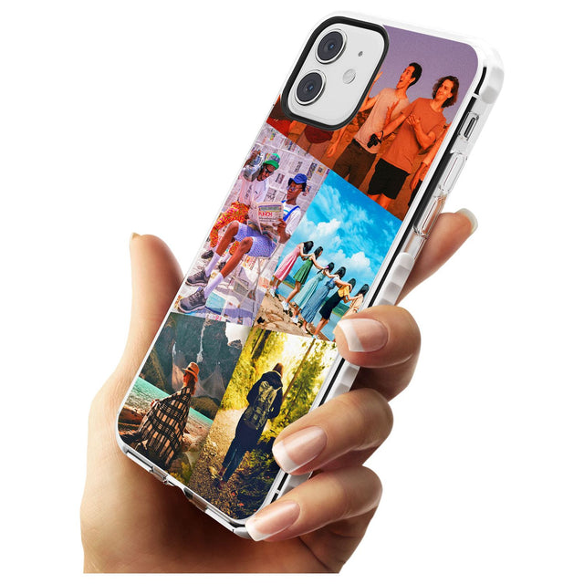 Abstract Photo Grid Impact Phone Case for iPhone 11