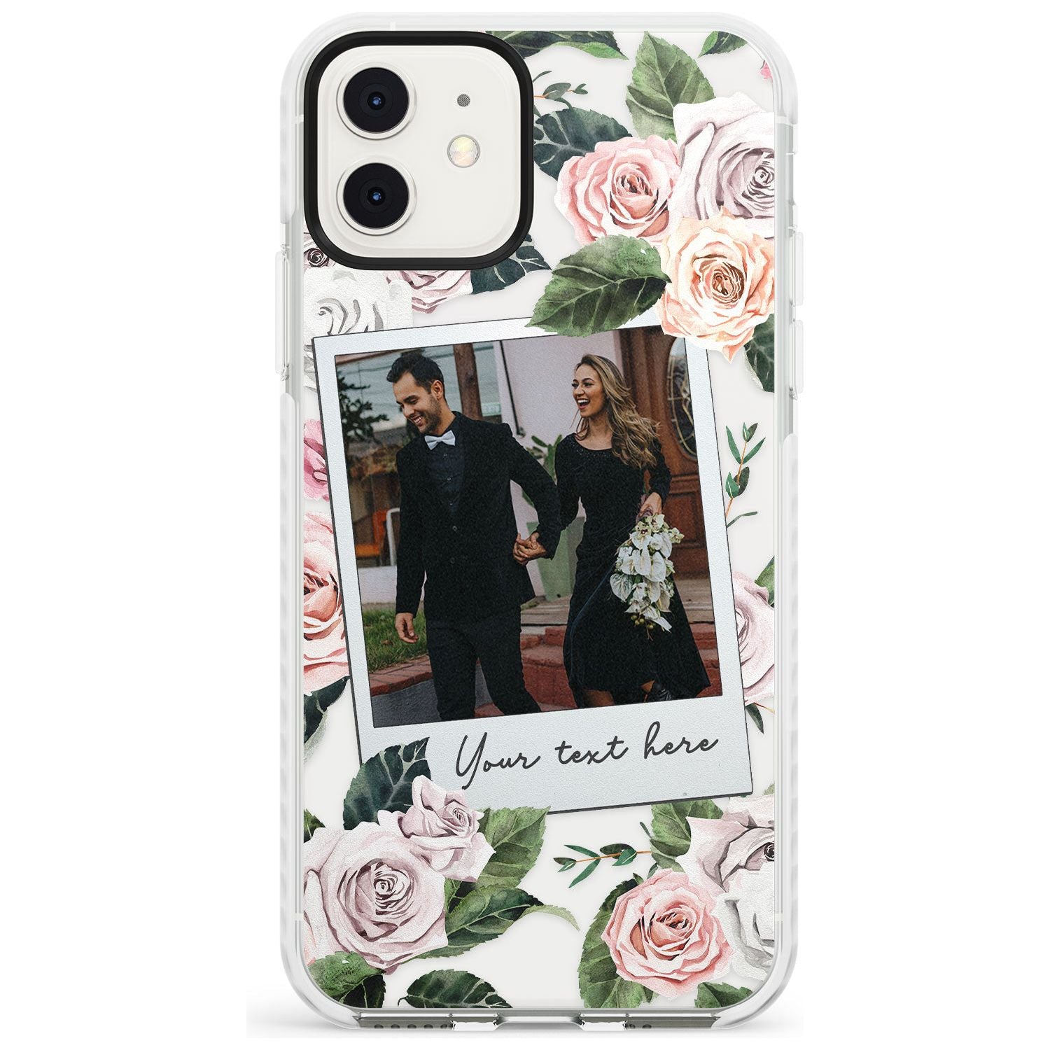 Floral Instant Film Slim TPU Phone Case for iPhone 11