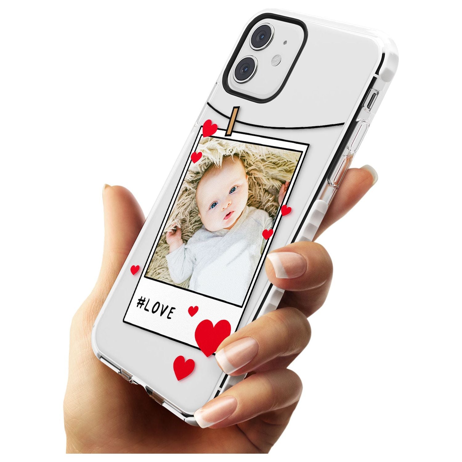 Love Instant Film Slim TPU Phone Case for iPhone 11