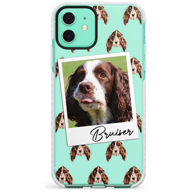 Springer Spaniel - Custom Dog Photo Slim TPU Phone Case for iPhone 11