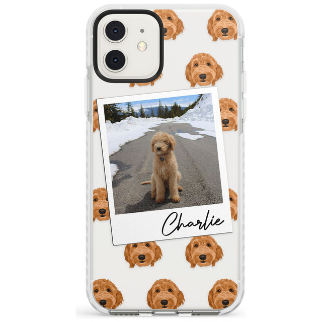 Personalised Personalised Golden Doodle - Dog Photo Impact Phone Case for iPhone 11, iphone 12