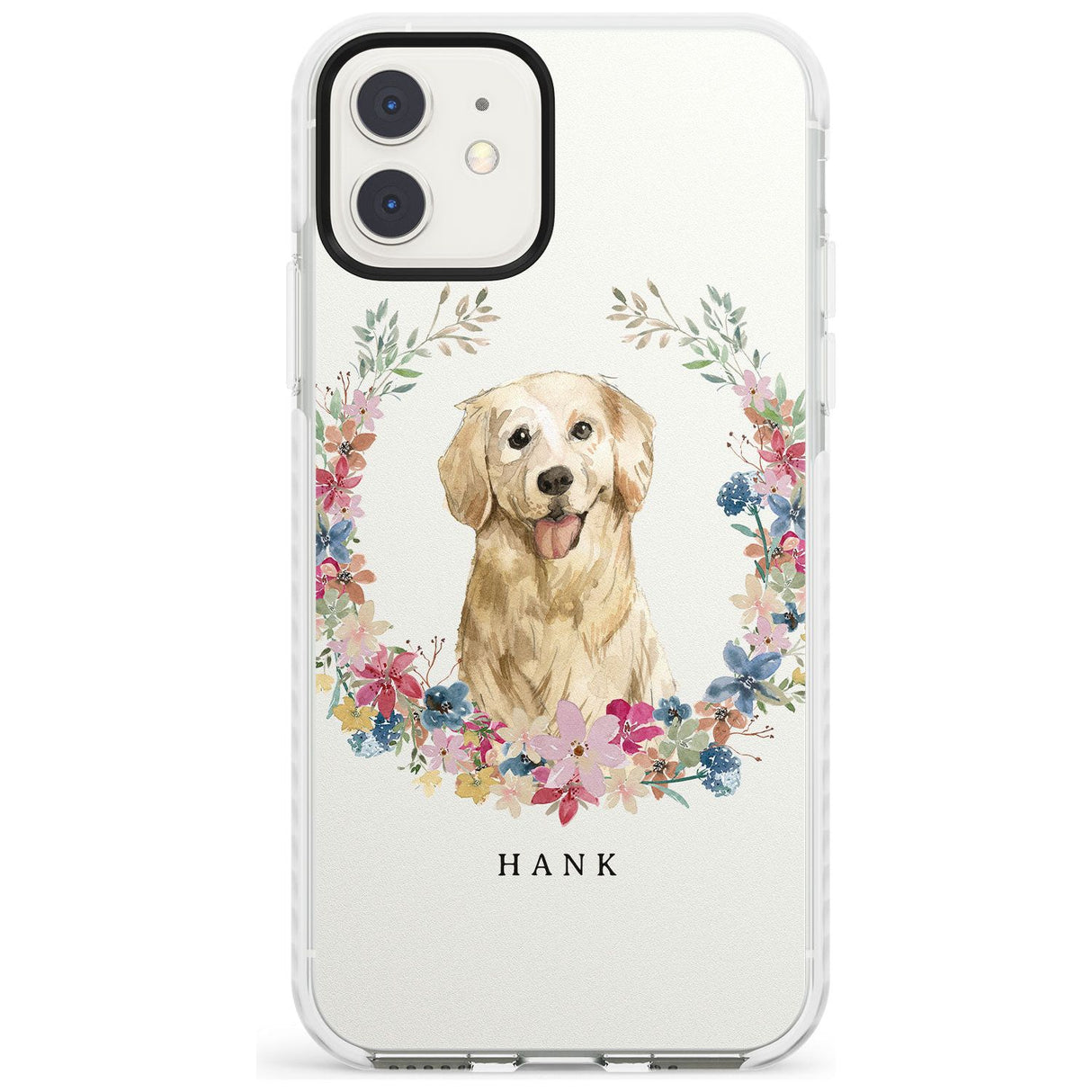 Golden Retriever - Watercolour Dog Portrait Impact Phone Case for iPhone 11