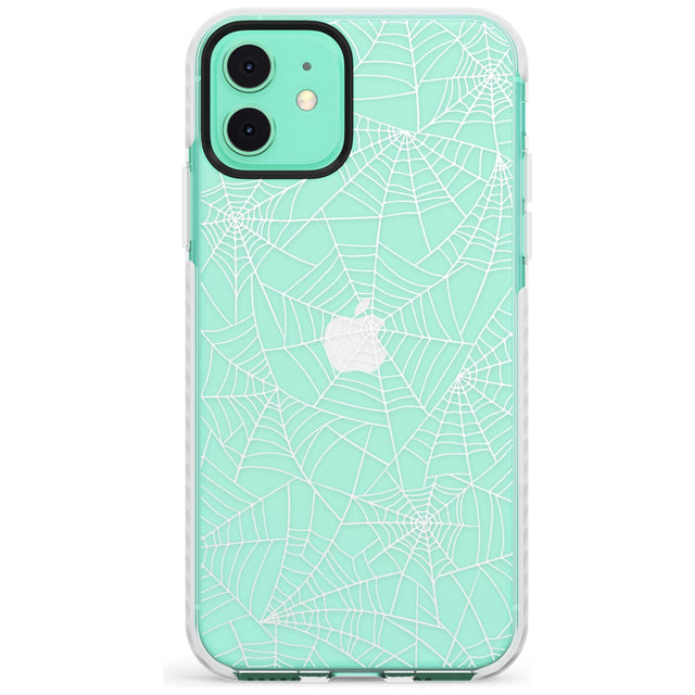 Personalised Spider Web Pattern Impact Phone Case for iPhone 11