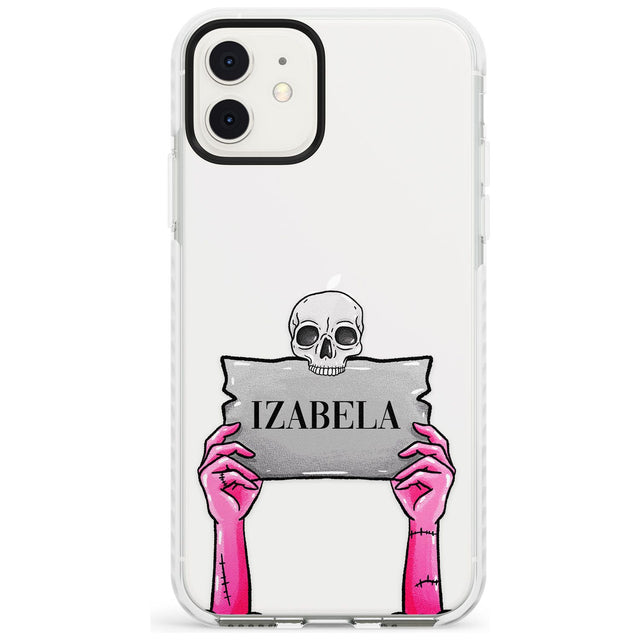 Personalised Grave Plaque Impact Phone Case for iPhone 11