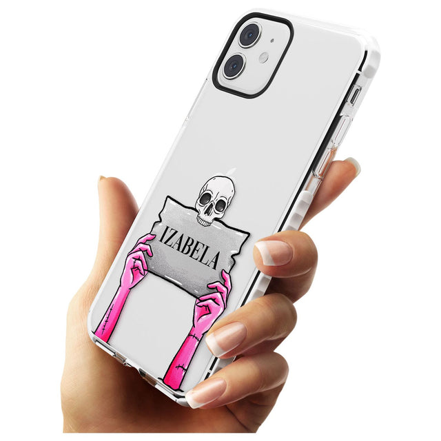 Personalised Grave Plaque Impact Phone Case for iPhone 11