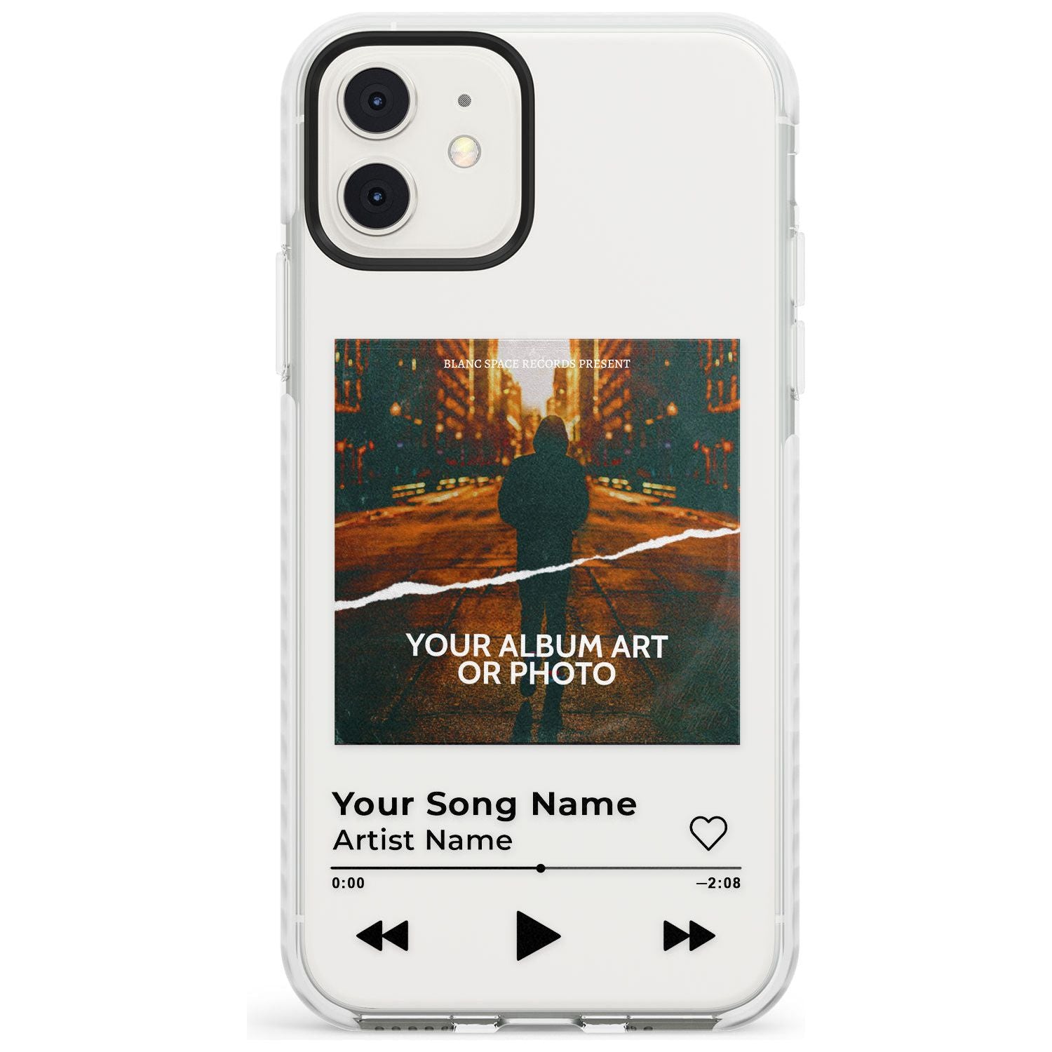 Personalised Album Art Impact Phone Case for iPhone 11, iphone 12