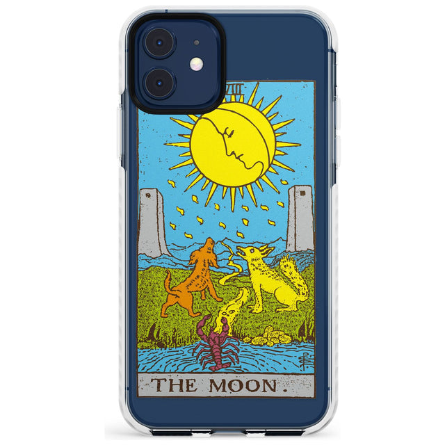 The Moon Tarot Card - Colour Slim TPU Phone Case for iPhone 11