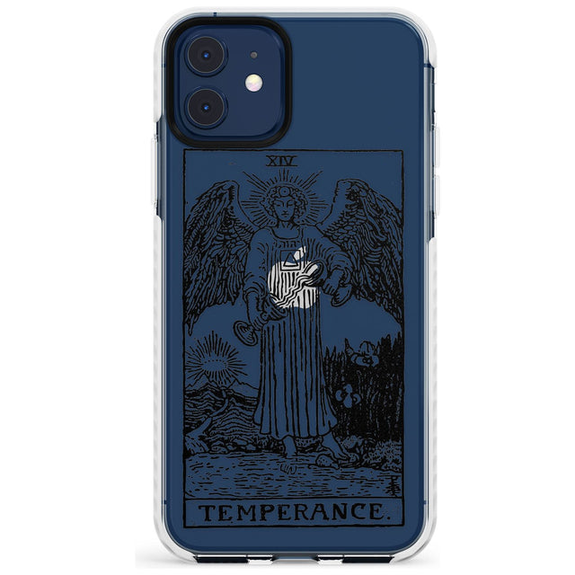 Temperance Tarot Card - Transparent Slim TPU Phone Case for iPhone 11
