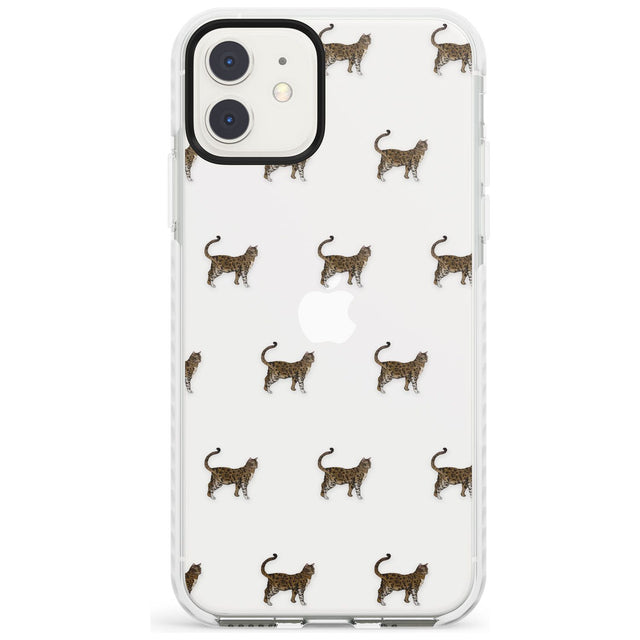 Bengal Cat Pattern Impact Phone Case for iPhone 11