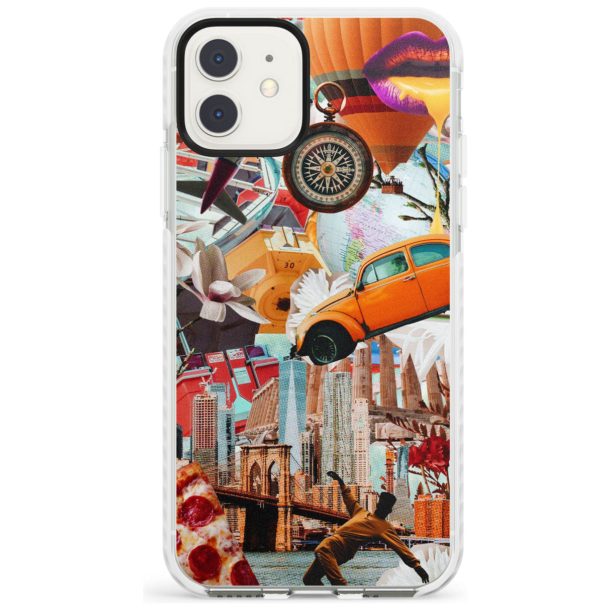 Vintage Collage: New York Mix Impact Phone Case for iPhone 11