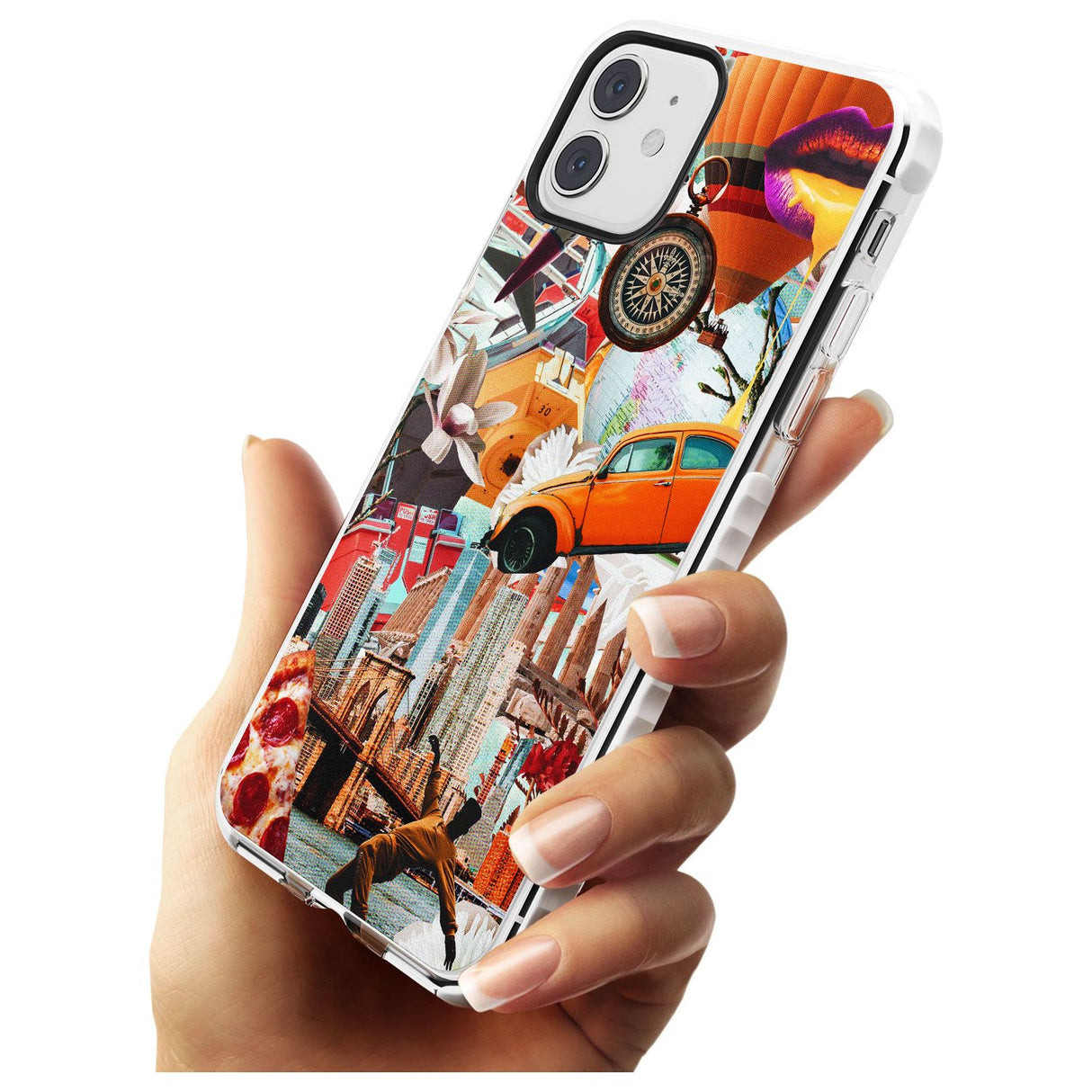 Vintage Collage: New York Mix Impact Phone Case for iPhone 11