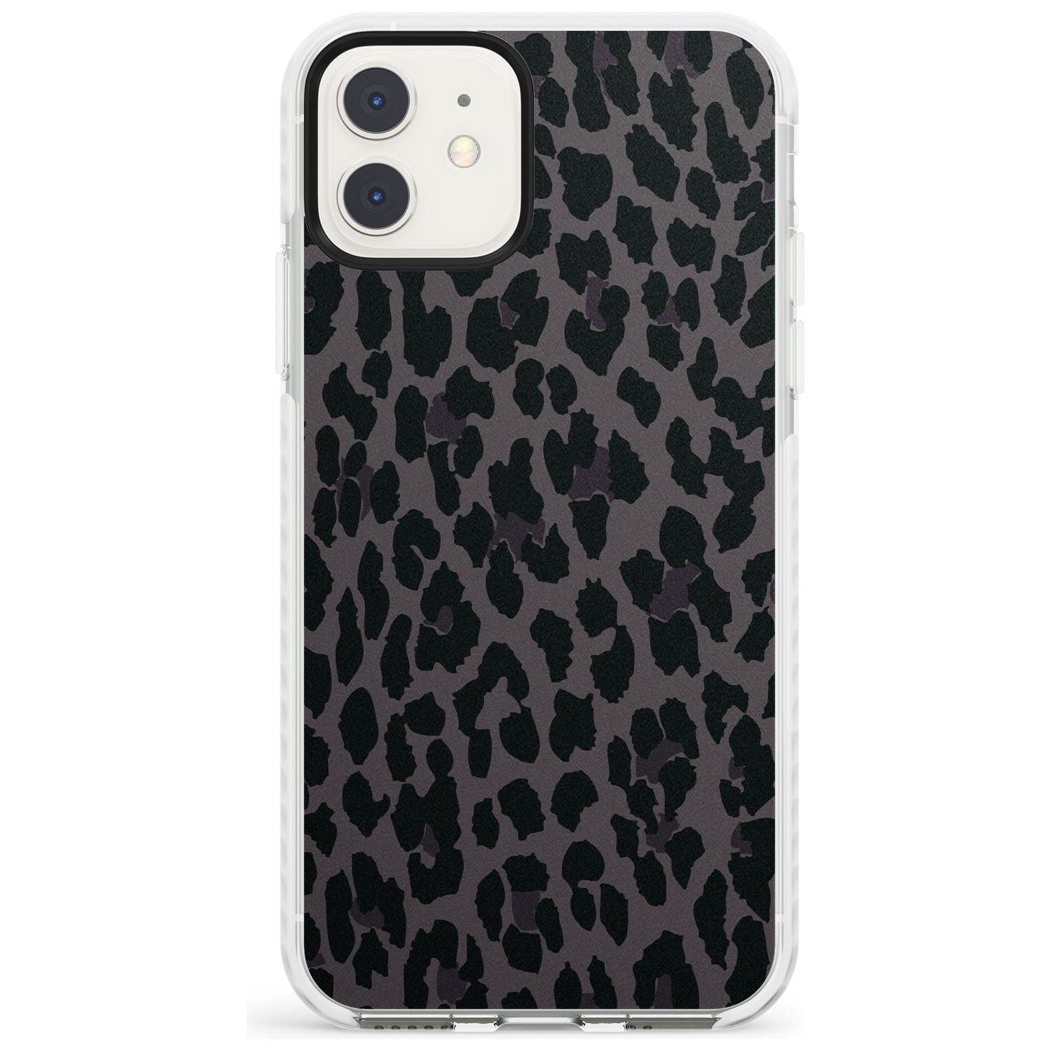 Dark Animal Print Pattern Large Leopard Impact Phone Case for iPhone 11