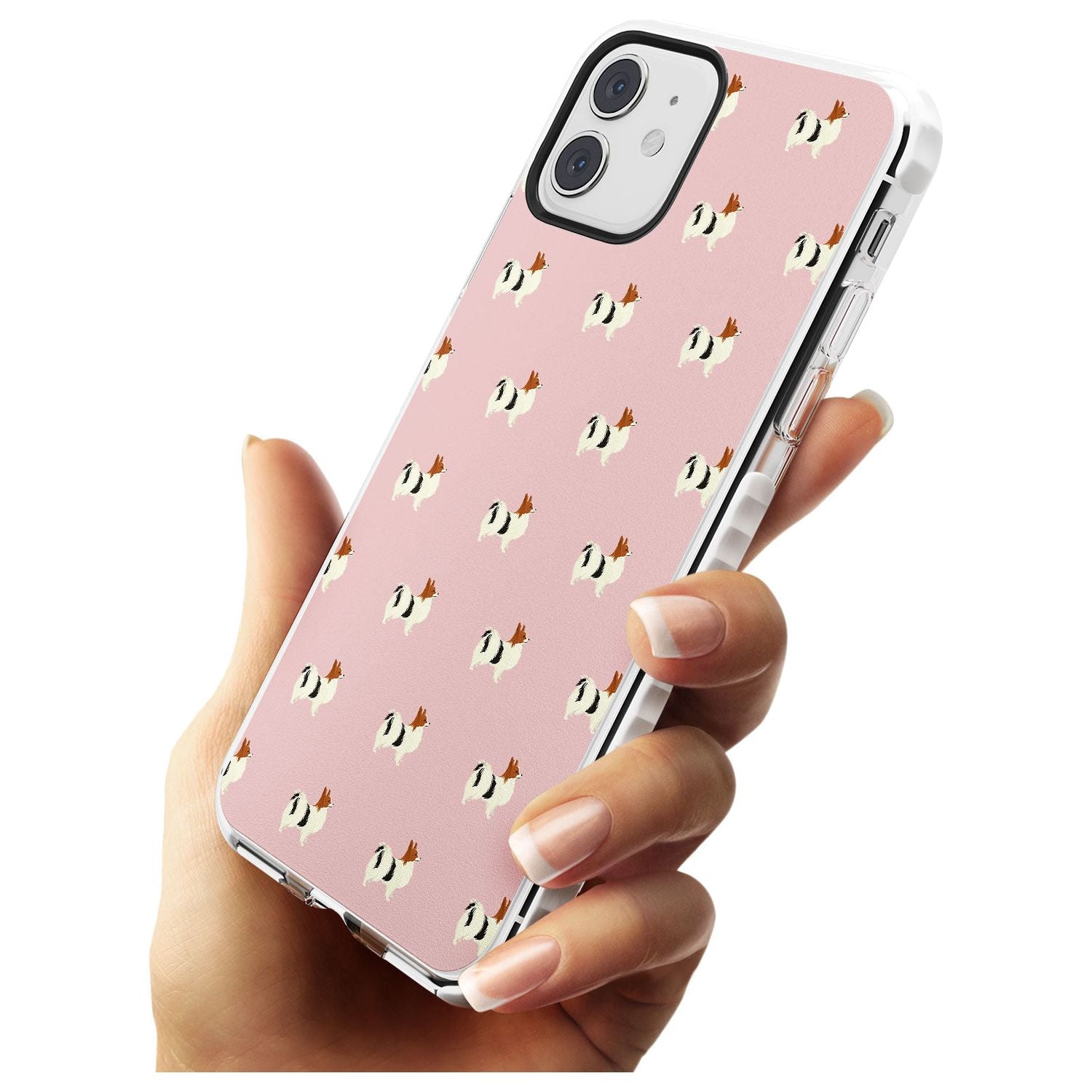 Papillon Dog Pattern Impact Phone Case for iPhone 11