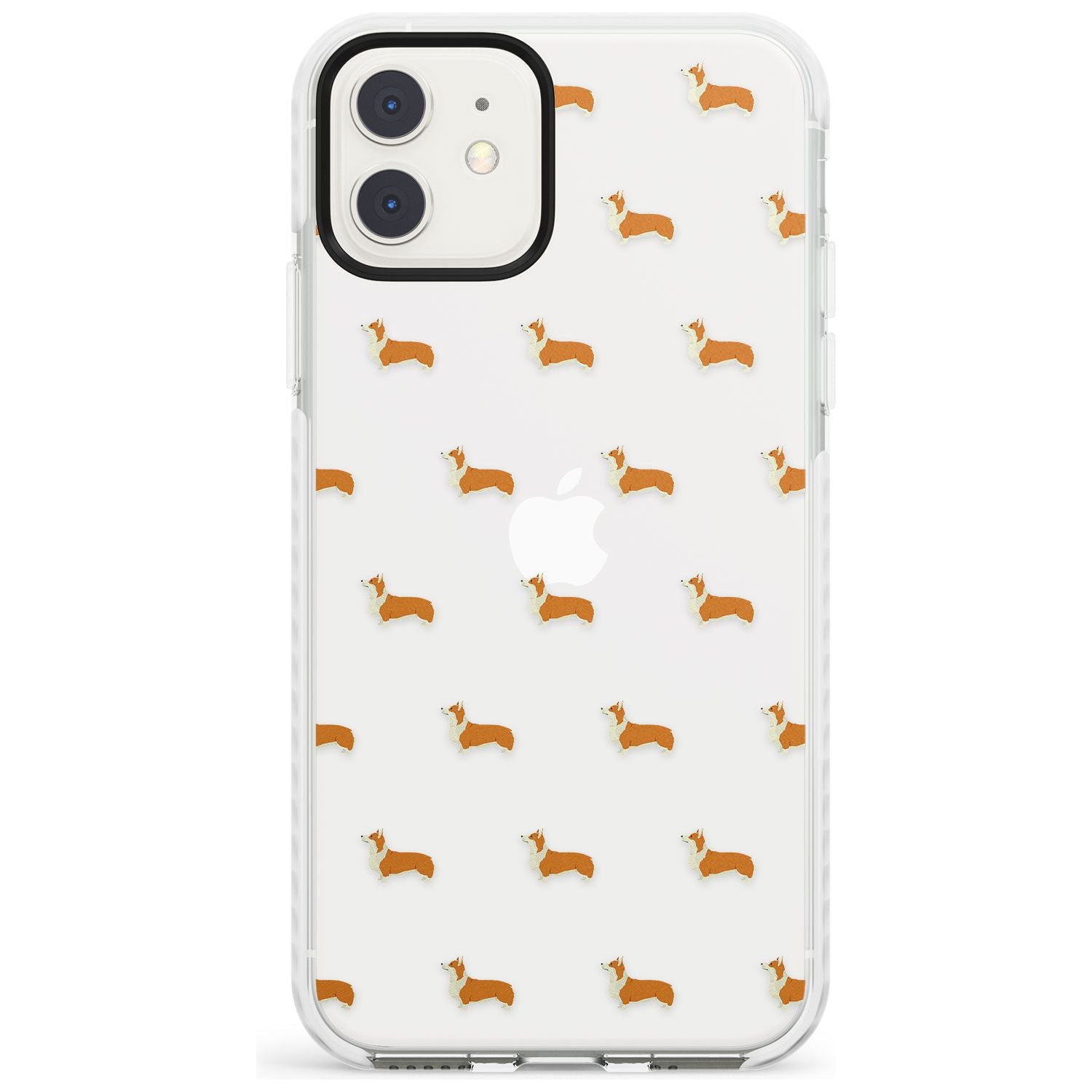 Pembroke Welsh Corgi Dog Pattern Clear Impact Phone Case for iPhone 11