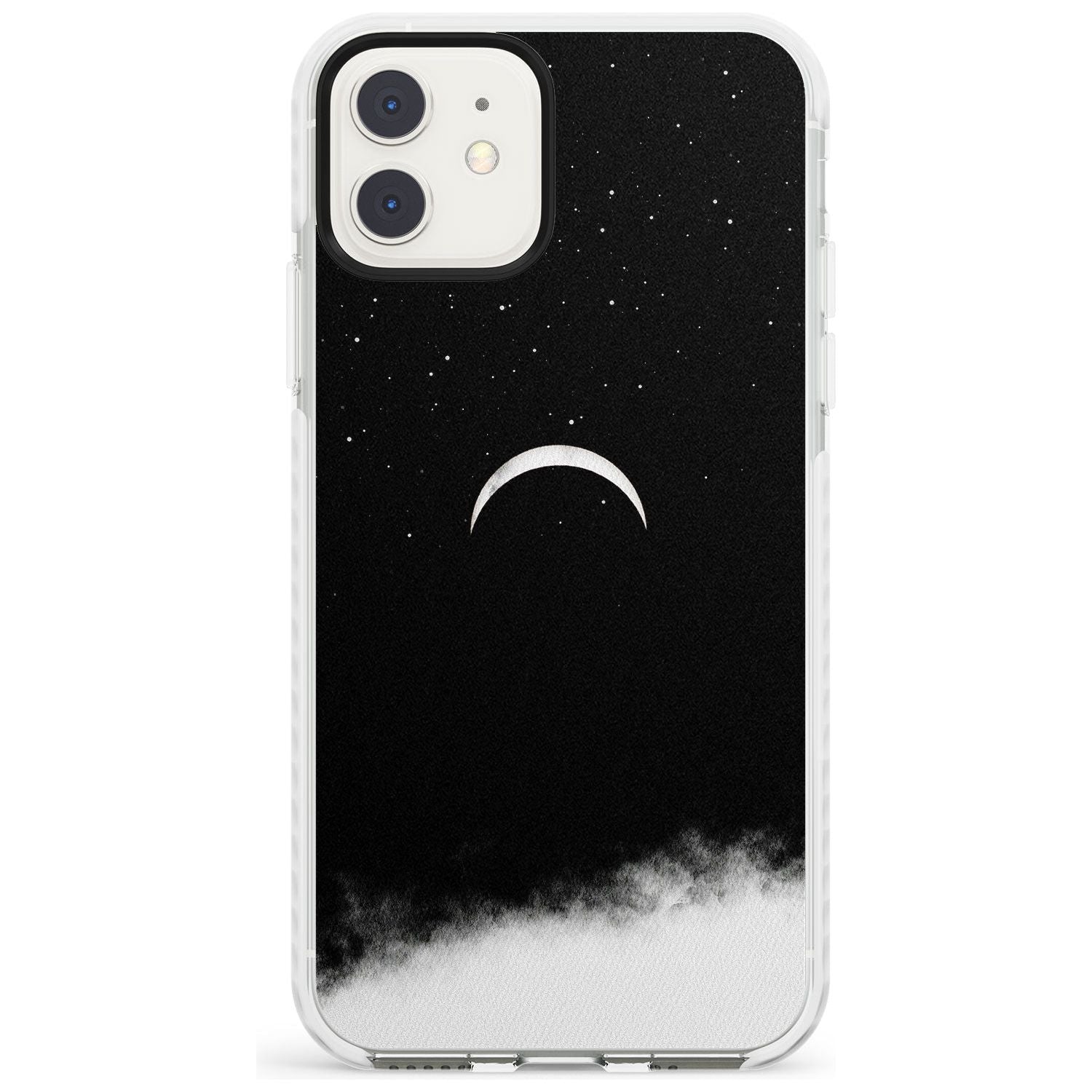 Upside Down Crescent Moon Impact Phone Case for iPhone 11