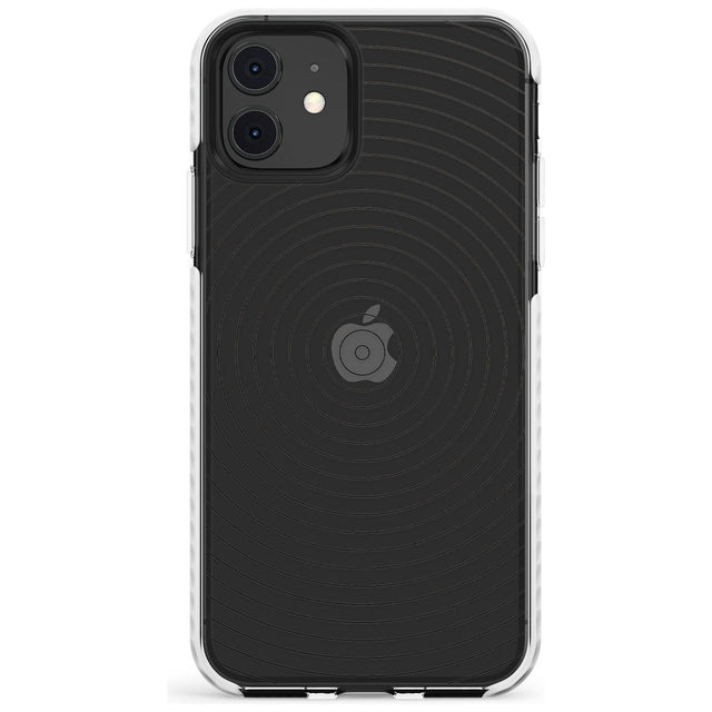 Abstract Lines: Circles Slim TPU Phone Case for iPhone 11