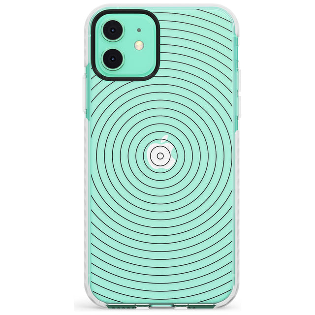 Abstract Lines: Circles Slim TPU Phone Case for iPhone 11