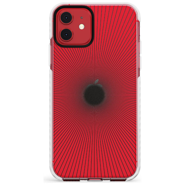 Abstract Lines: Sunburst Slim TPU Phone Case for iPhone 11
