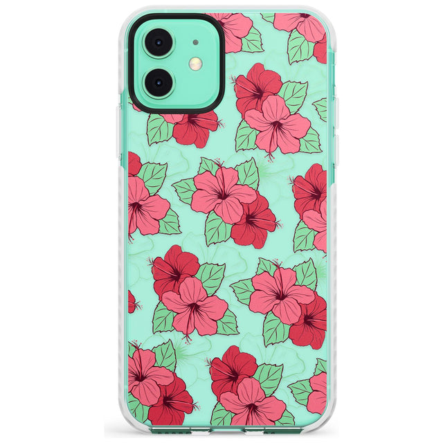 Pink Peony Impact Phone Case for iPhone 11