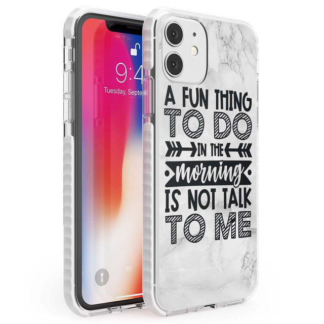 A Fun thing to do Phone Case iPhone 11 / Impact Case,iPhone 12 / Impact Case,iPhone 12 Mini / Impact Case Blanc Space