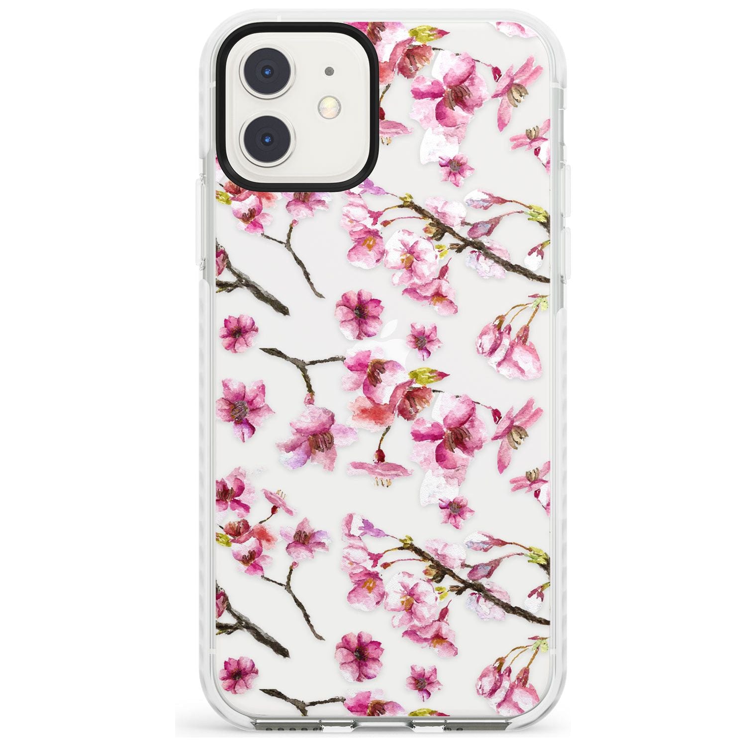 Sakura Watercolour iPhone Case  Impact Case Phone Case - Case Warehouse