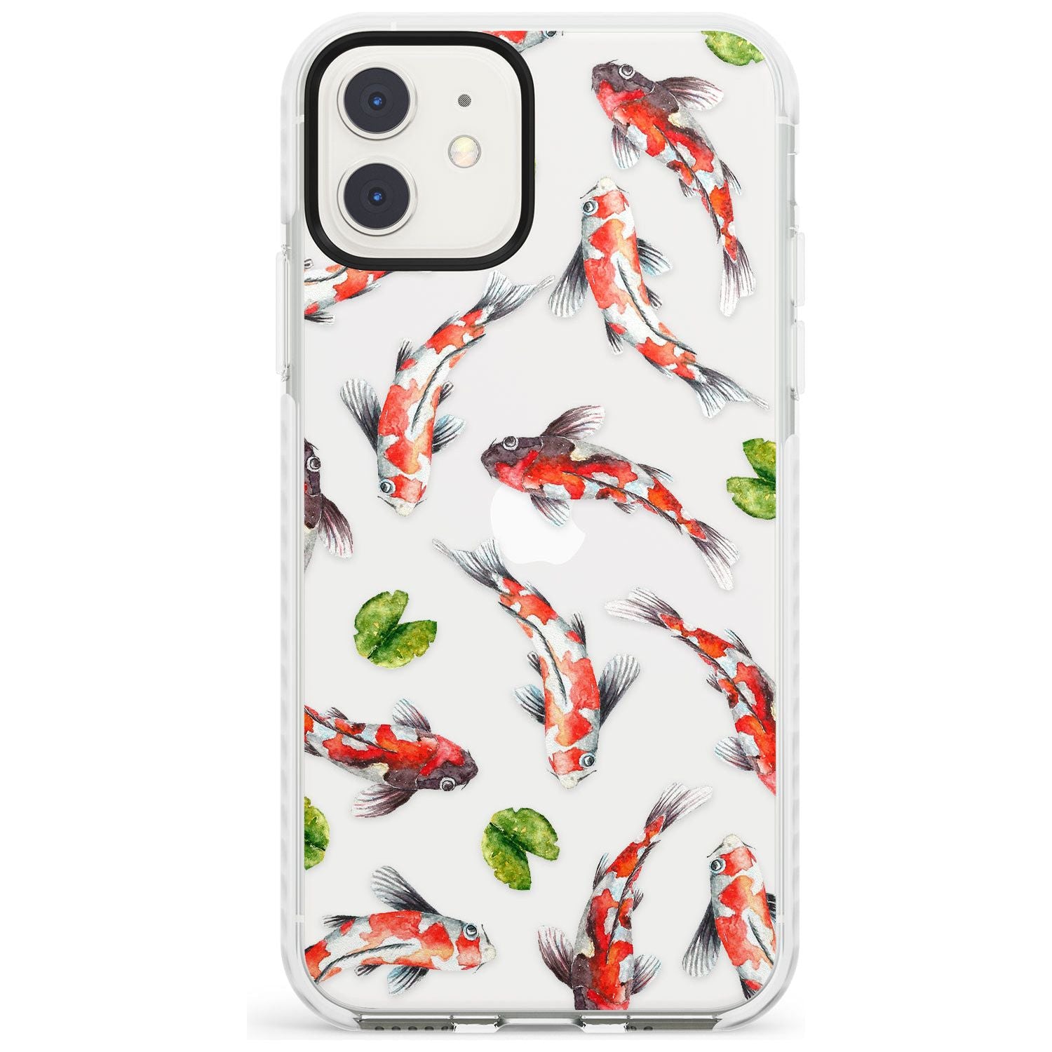 Koi Fish Japanese Watercolour iPhone Case  Impact Case Phone Case - Case Warehouse