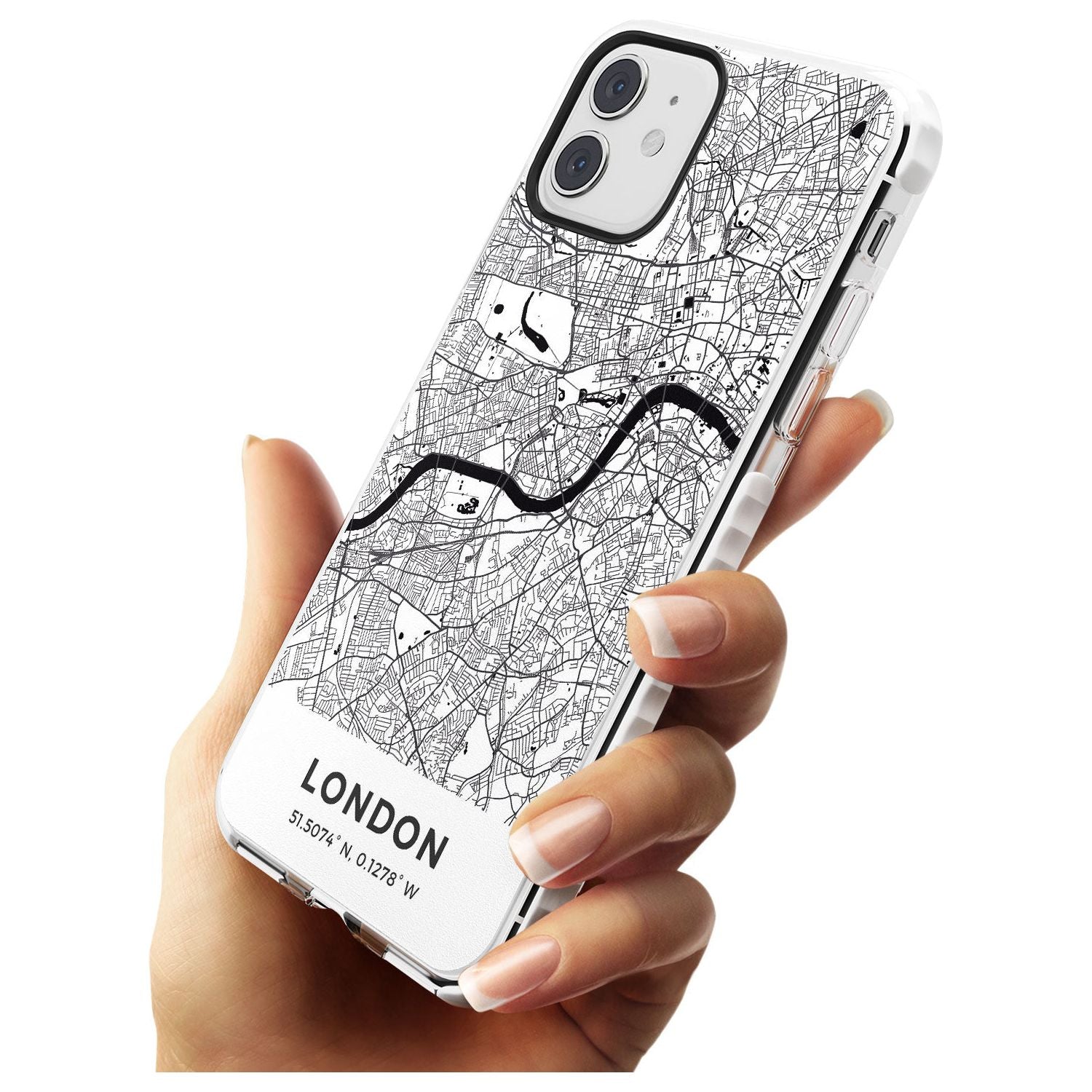 Map of London, England Impact Phone Case for iPhone 11