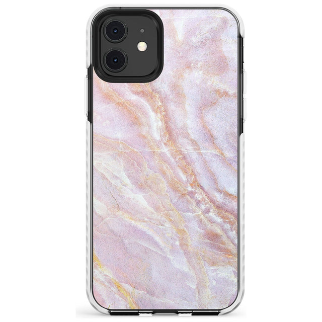 Soft Pink & Yellow Onyx Marble Texture Slim TPU Phone Case for iPhone 11