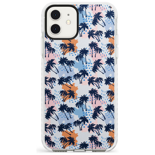 Summer Palm Trees Slim TPU Phone Case for iPhone 11
