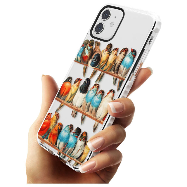 A Perch of Birds Impact Phone Case for iPhone 11