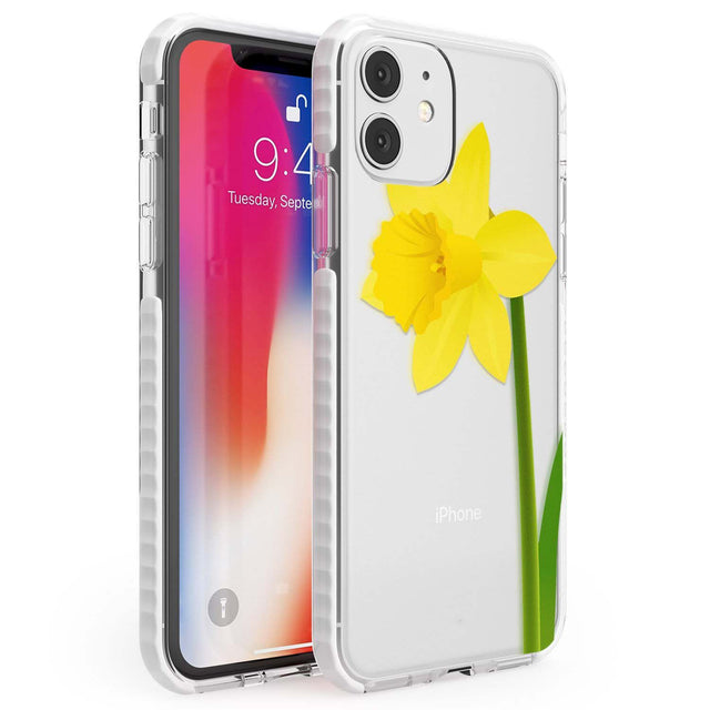 Daffodil Phone Case iPhone 11 / Impact Case,iPhone 12 / Impact Case,iPhone 12 Mini / Impact Case Blanc Space