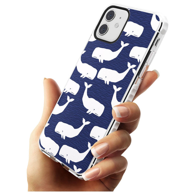 Cute Whales  Slim TPU Phone Case for iPhone 11