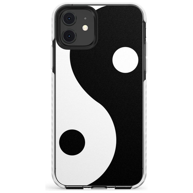 Large Yin Yang Impact Phone Case for iPhone 11