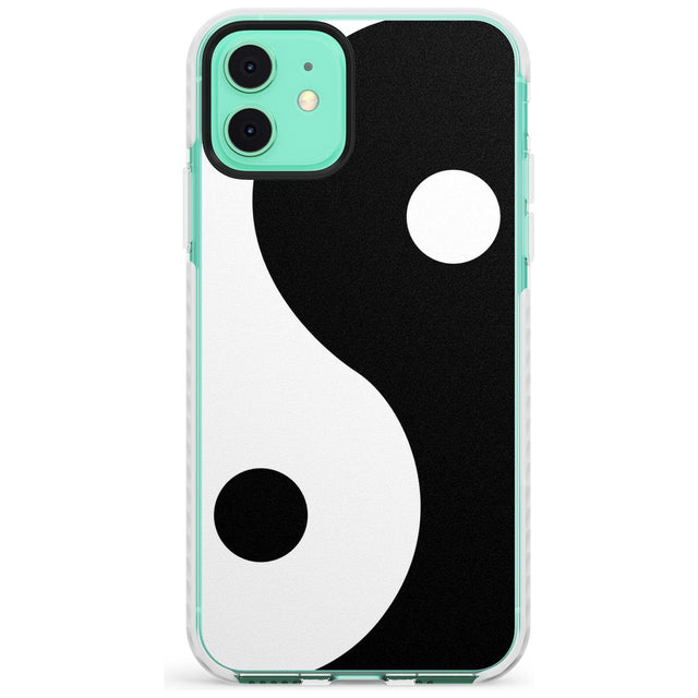 Large Yin Yang Impact Phone Case for iPhone 11