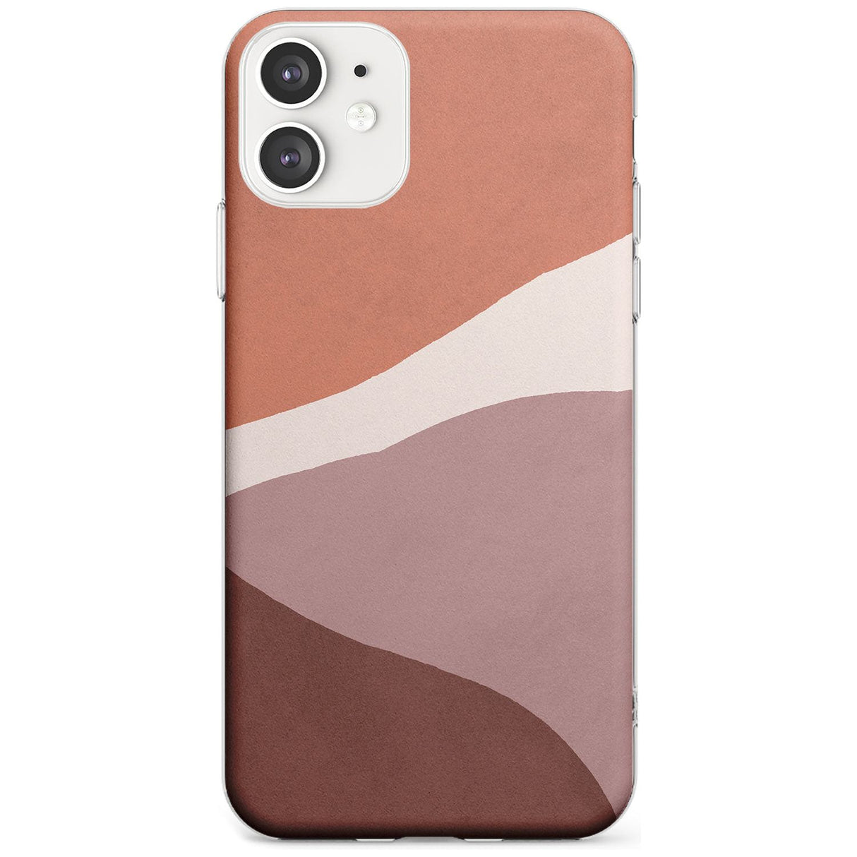 Lush Abstract Watercolour Design #2 Phone Case iPhone 11 / Clear Case,iPhone 12 / Clear Case,iPhone 12 Mini / Clear Case Blanc Space