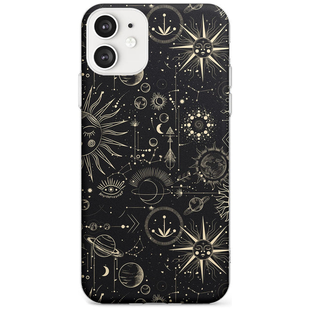 Suns & Planets Black Impact Phone Case for iPhone 11