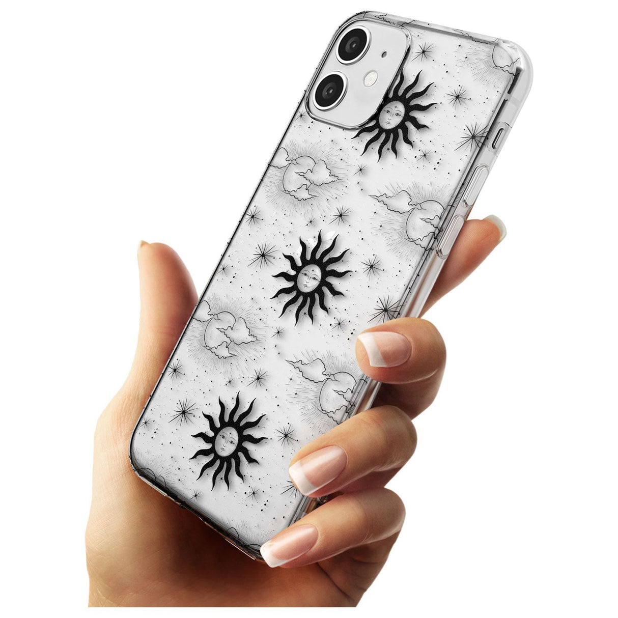 Suns & Clouds Vintage Astrological Slim TPU Phone Case for iPhone 11