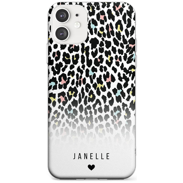 Custom Pastel Leopard Spots iPhone Case  Slim Case Custom Phone Case - Case Warehouse