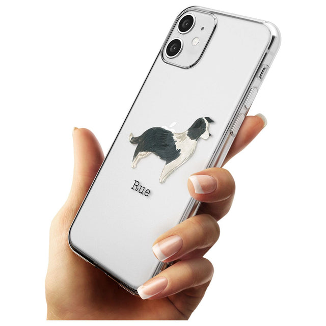Border Collie Black Impact Phone Case for iPhone 11