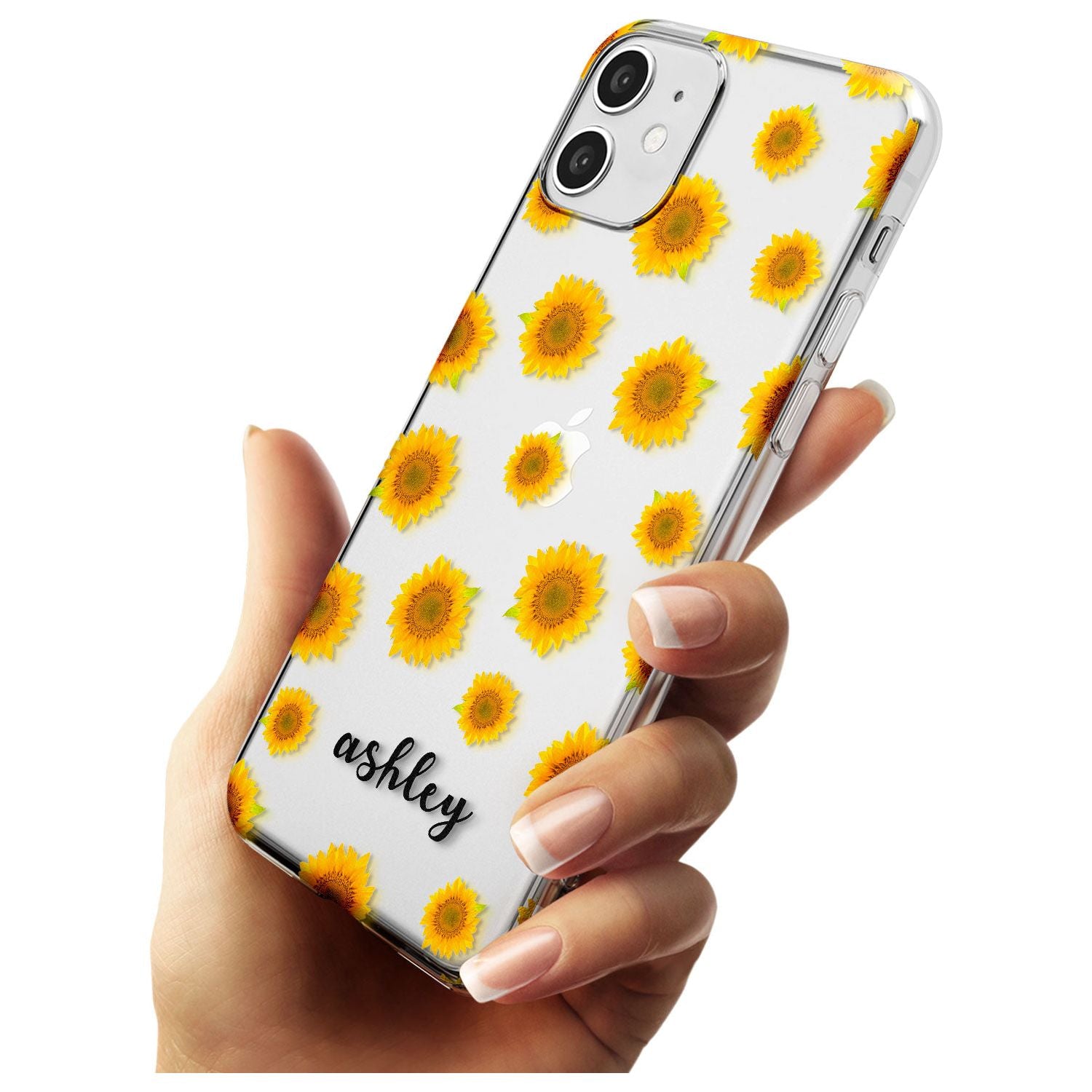 Sunflowers & Cursive iPhone Case   Custom Phone Case - Case Warehouse