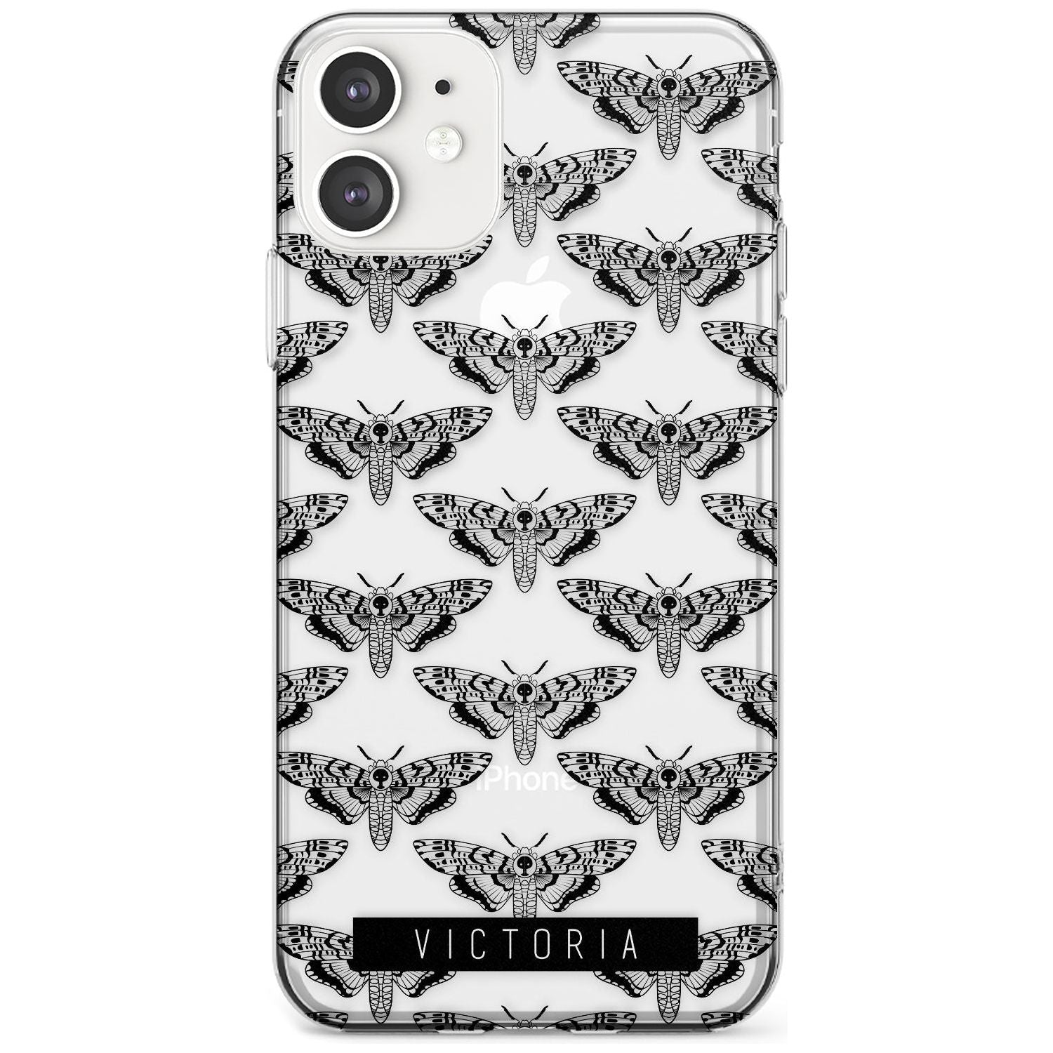 Customised Hawk Moth Pattern iPhone Case  Slim Case Custom Phone Case - Case Warehouse
