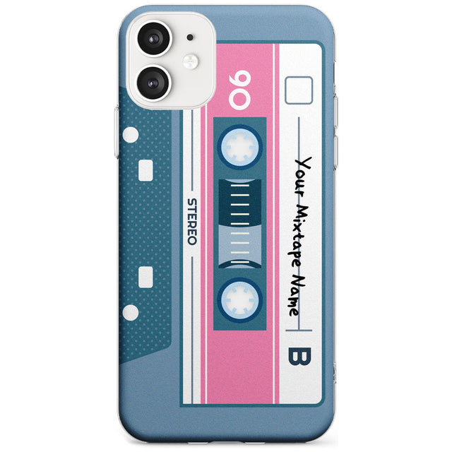 Retro Mixtape Black Impact Phone Case for iPhone 11