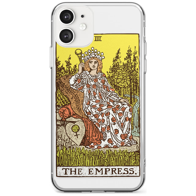The Empress Tarot Card - Colour Black Impact Phone Case for iPhone 11