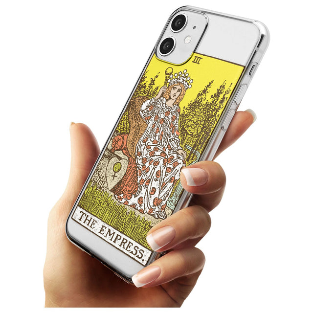 The Empress Tarot Card - Colour Black Impact Phone Case for iPhone 11